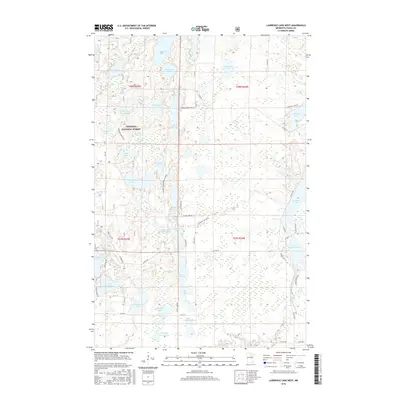 2016 Map of Lawrence Lake West, 2016 Print