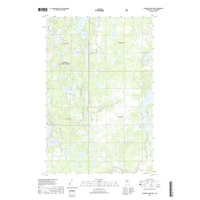 2019 Map of Lawrence Lake West, 2019 Print