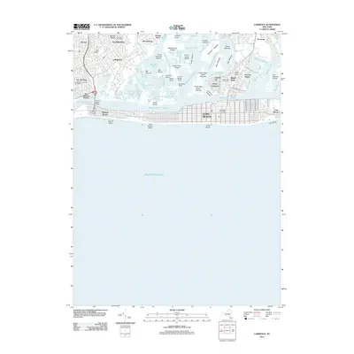 2012 Map of Lawrence, 2012 Print