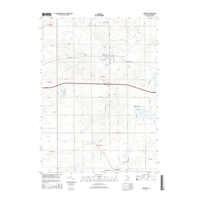 2014 Map of Lawrence, 2014 Print