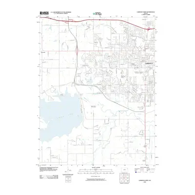 2009 Map of Lawrence West, 2009 Print