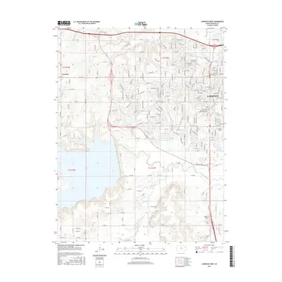 2015 Map of Lawrence West, 2015 Print