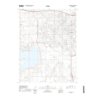 2018 Map of Lawrence West, 2018 Print