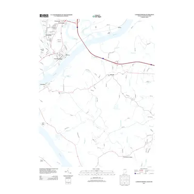 2013 Map of Lawrenceburg, 2013 Print