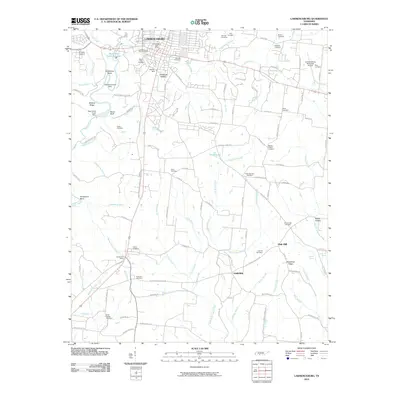 2010 Map of Lawrenceburg, 2010 Print