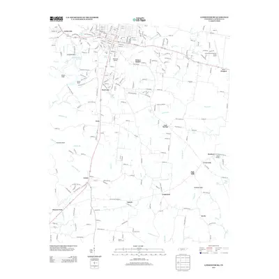 2013 Map of Lawrenceburg, 2013 Print