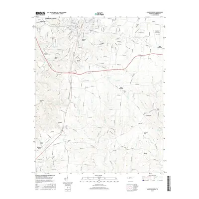 2016 Map of Lawrenceburg, 2016 Print