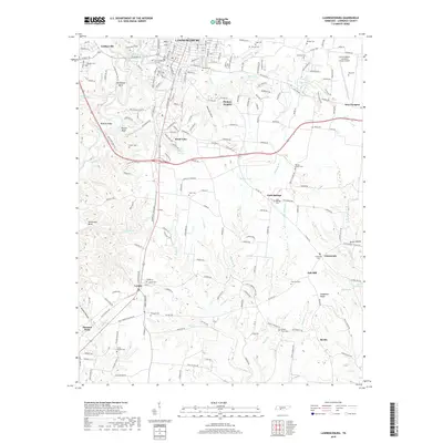 2019 Map of Lawrenceburg, 2019 Print