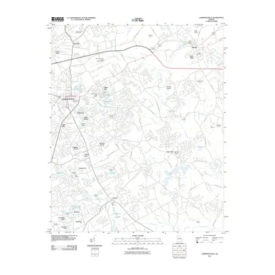 2011 Map of Lawrenceville, 2011 Print