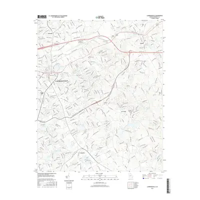 2017 Map of Lawrenceville, 2017 Print