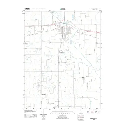 2012 Map of Lawrenceville, 2012 Print
