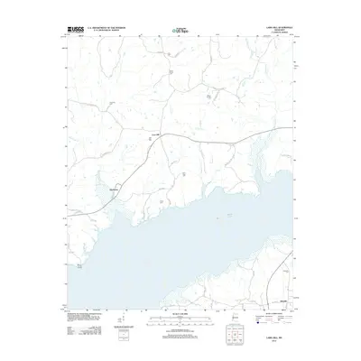 2012 Map of Laws Hill, 2012 Print