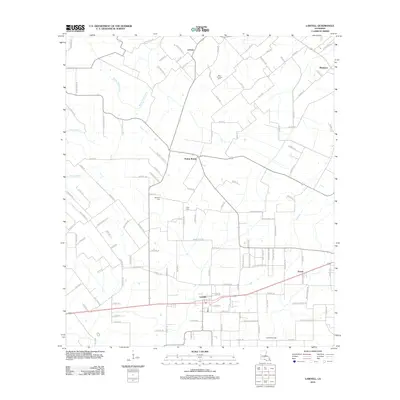 2012 Map of Lawtell, 2012 Print