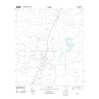 2012 Map of Lawtey, 2012 Print