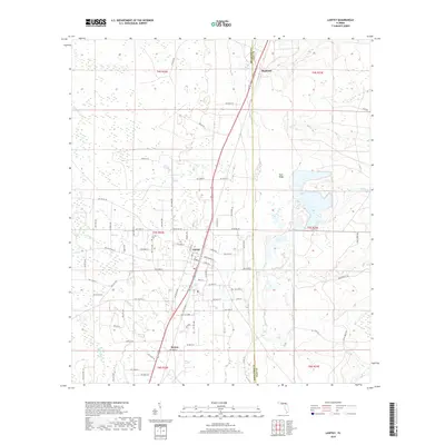 2018 Map of Lawtey, 2018 Print
