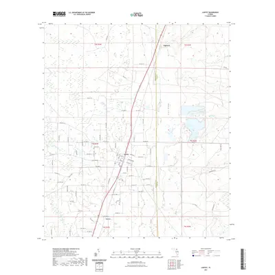 2021 Map of Lawtey, 2021 Print