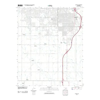 2010 Map of Lawton, 2010 Print