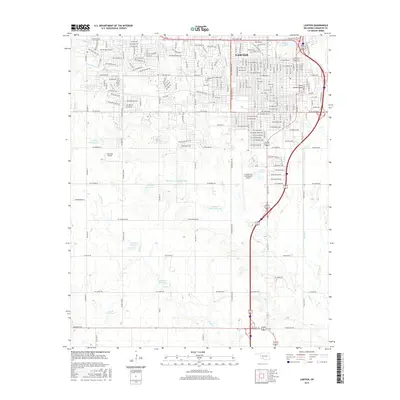 2016 Map of Lawton, 2016 Print