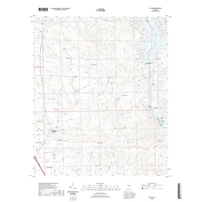2020 Map of Lay Dam, 2020 Print