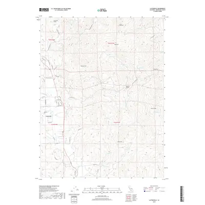 2018 Map of Laytonville, 2018 Print