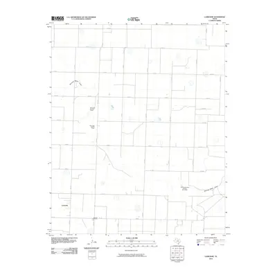 2010 Map of Lazbuddie, 2010 Print