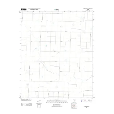 2012 Map of Lazbuddie, 2012 Print