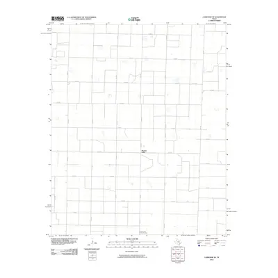 2010 Map of Lazbuddie SE, 2010 Print