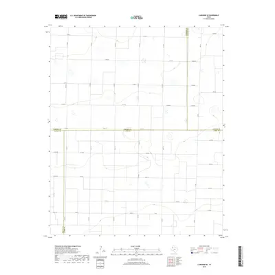 2019 Map of Lazbuddie SE, 2019 Print