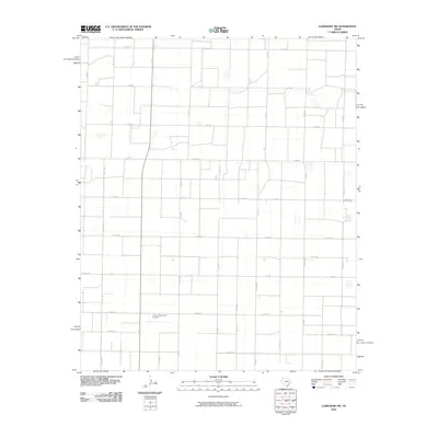 2010 Map of Lazbuddie SW, 2010 Print