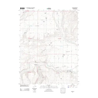2013 Map of Lazear, 2013 Print