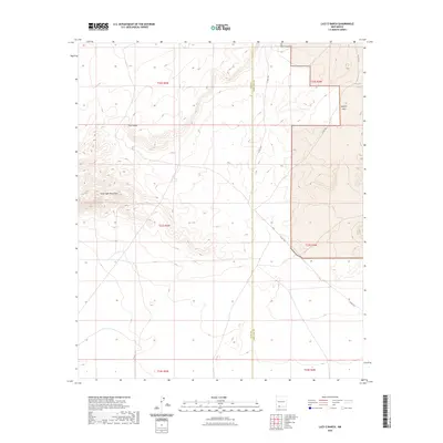 2023 Map of Lazy E Ranch, 2023 Print