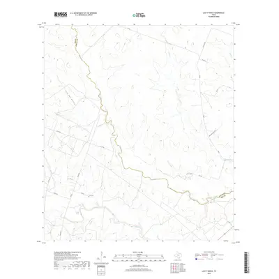 2019 Map of Lazy F Ranch, 2019 Print