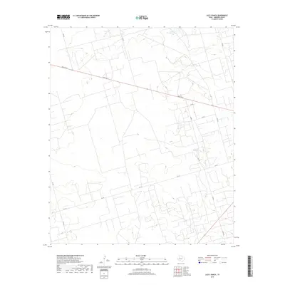 2019 Map of Lazy X Ranch, 2019 Print