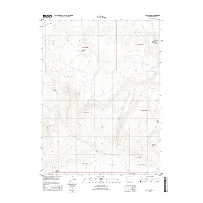 2016 Map of Lazy Y Point, 2016 Print