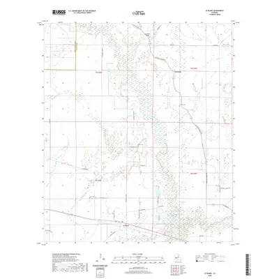 2020 Map of Le Blanc, 2020 Print