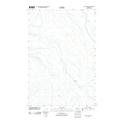 2011 Map of Le Dout Creek, 2011 Print
