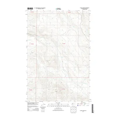 2013 Map of Le Dout Creek, 2013 Print