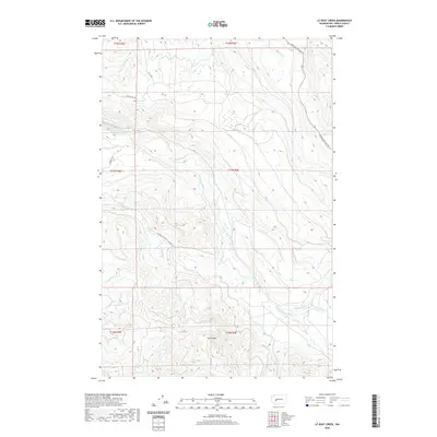 2020 Map of Le Dout Creek, 2020 Print
