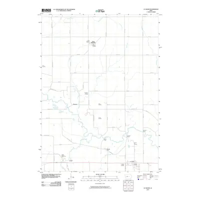 2010 Map of Le Grand, 2010 Print