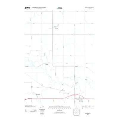 2013 Map of Le Grand, 2013 Print