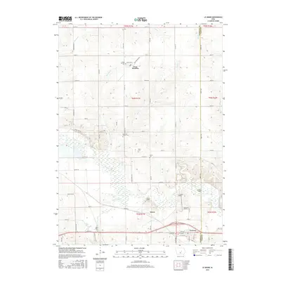 2015 Map of Le Grand, 2015 Print