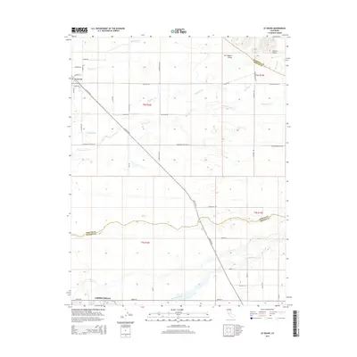 2015 Map of Le Grand, 2015 Print