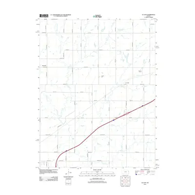 2012 Map of Le Loup, 2012 Print
