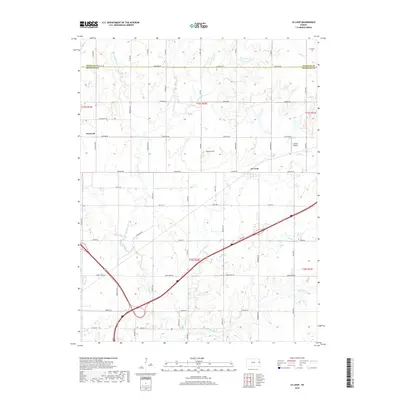 2018 Map of Le Loup, 2018 Print