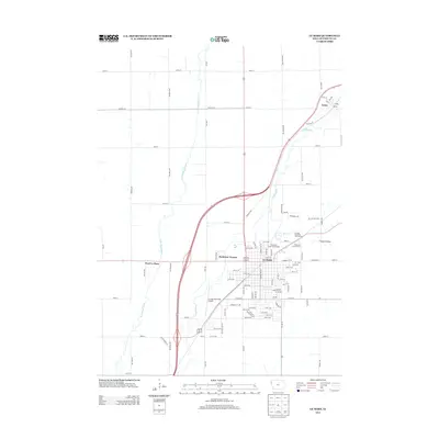 2013 Map of Le Mars, 2013 Print