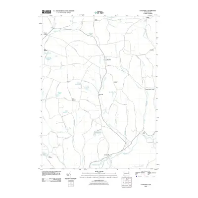 2010 Map of Le Raysville, 2010 Print