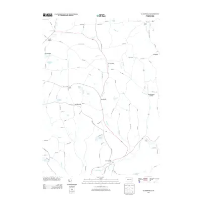 2013 Map of Le Raysville, 2013 Print