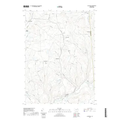 2019 Map of Le Raysville, 2019 Print