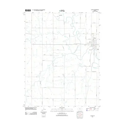 2012 Map of Le Roy, 2012 Print