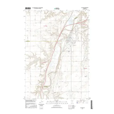 2016 Map of Le Sueur, 2016 Print